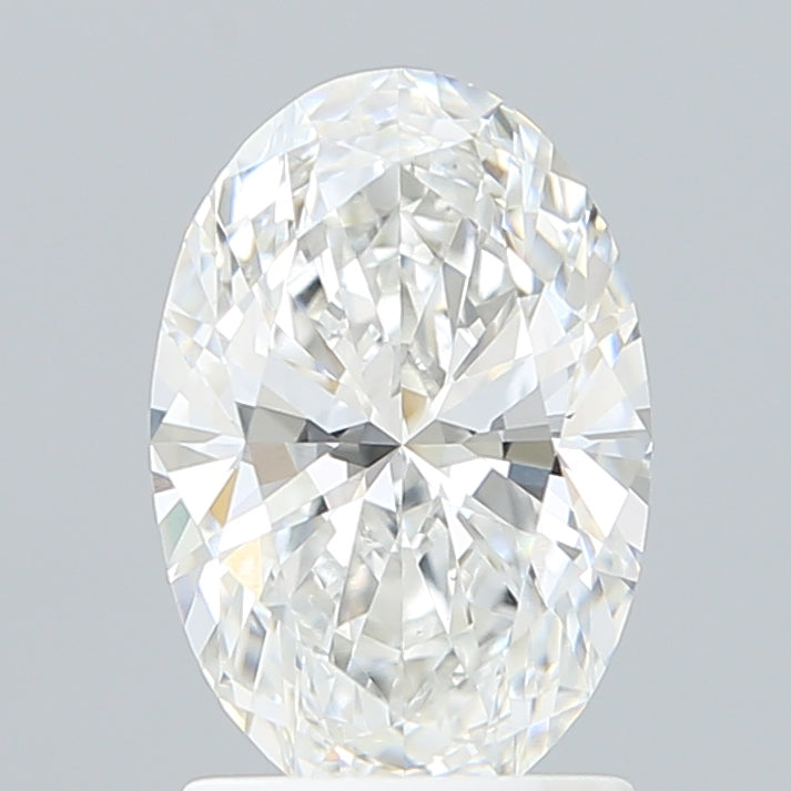 1.58 Carat Oval Shaped, Ideal Cut, E Color, VVS2 Clarity, IGI Certified Lab Grown Diamond