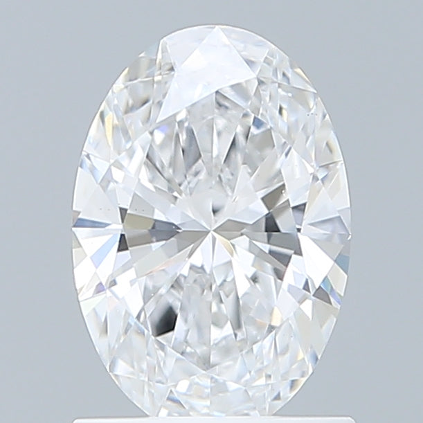 1.10 Carat Oval Shaped, Ideal Cut, D Color, VS1 Clarity, IGI Certified Lab Grown Diamond