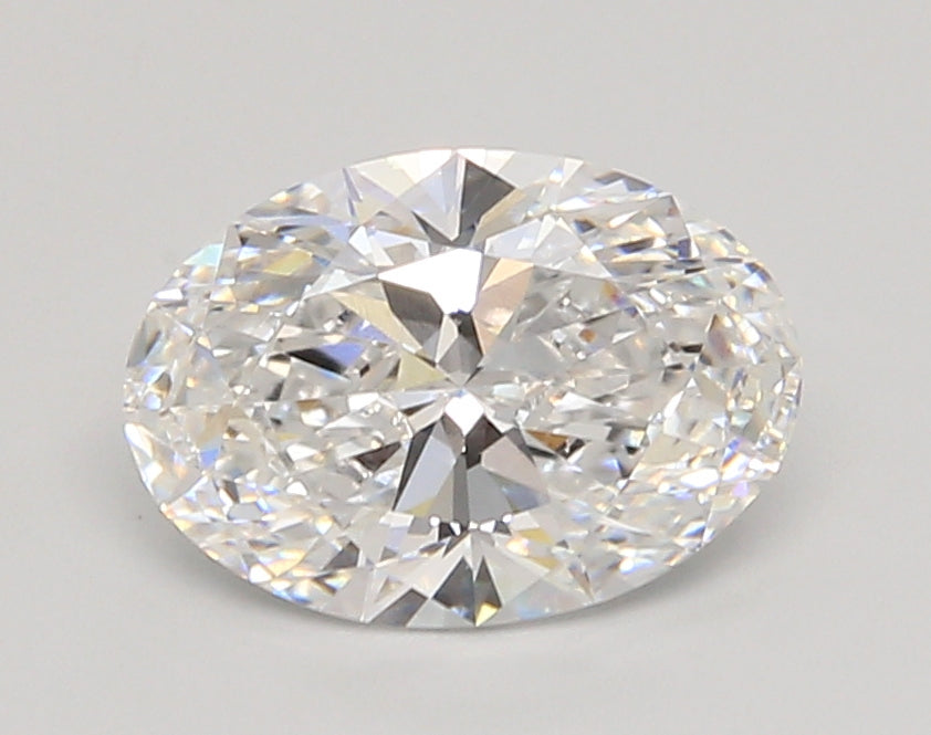 2.05 Carat Oval Shaped, Ideal Cut, D Color, VVS2 Clarity, IGI Certified Lab Grown Diamond
