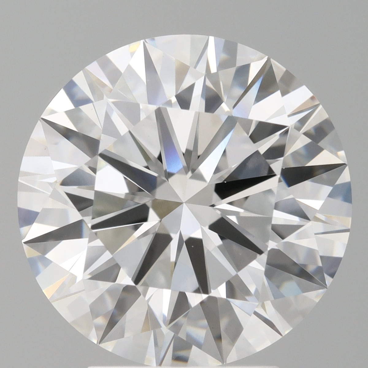 4.10 Carat Round Shaped, Ideal Cut, E Color, VVS2 Clarity, IGI Certified Lab Grown Diamond