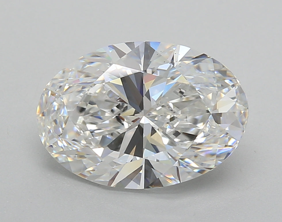 3.02 Carat Oval Shaped, Excellent Cut, E Color, VS1 Clarity, IGI Certified Lab Grown Diamond