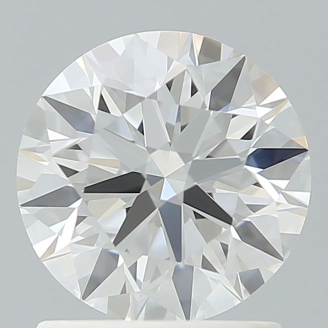 1.37 Carat Round Shaped, Ideal Cut, D Color, VVS2 Clarity, IGI Certified Lab Grown Diamond