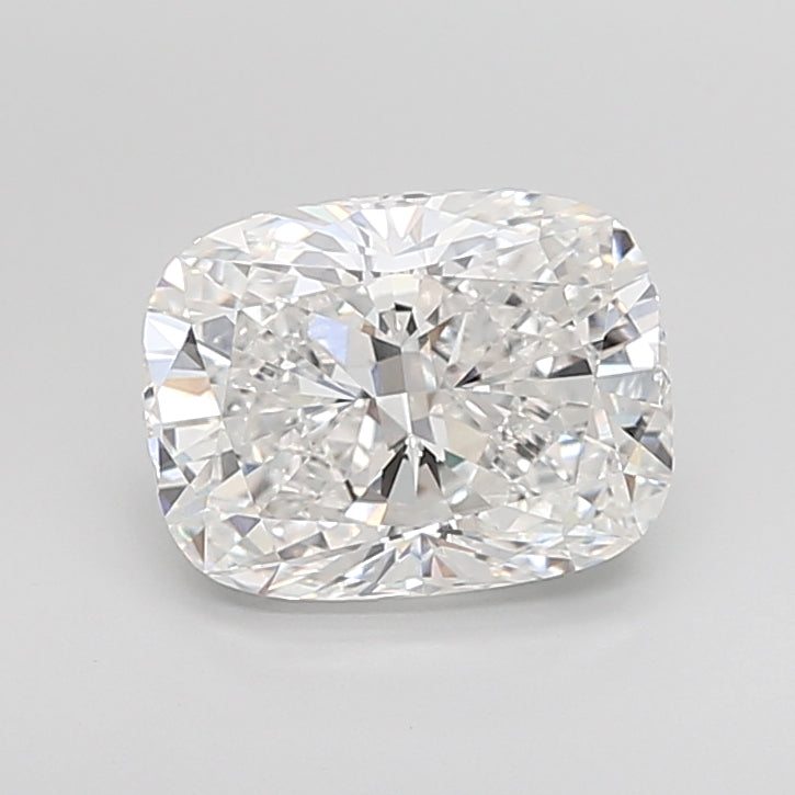 4.04 Carat Cushion Shaped, Ideal Cut, E Color, VVS2 Clarity, IGI Certified Lab Grown Diamond