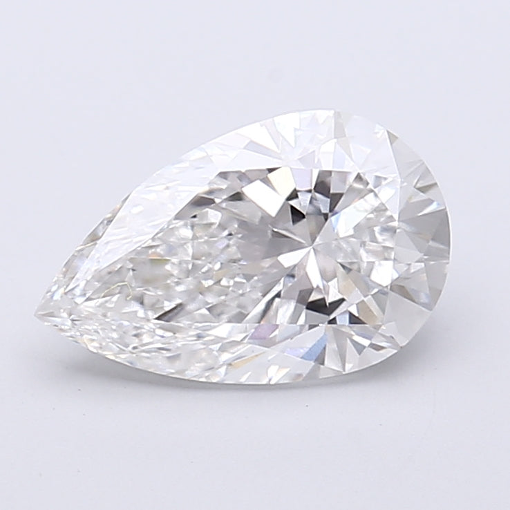 1.86 Carat Pear Shaped, Very Good Cut, E Color, VVS2 Clarity, IGI Certified Lab Grown Diamond