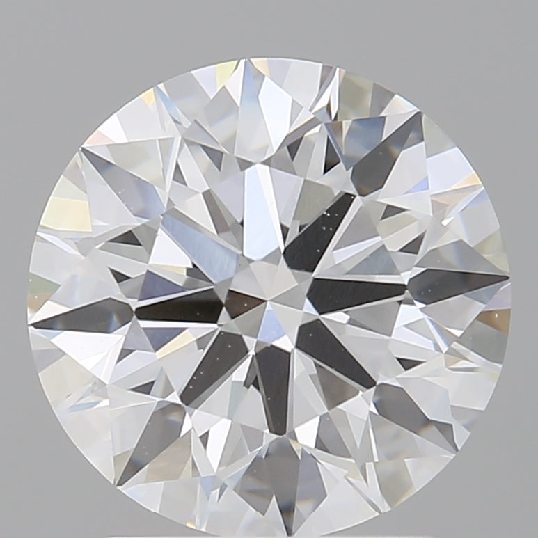 2.60 Carat Round Shaped, Ideal Cut, E Color, VVS2 Clarity, IGI Certified Lab Grown Diamond