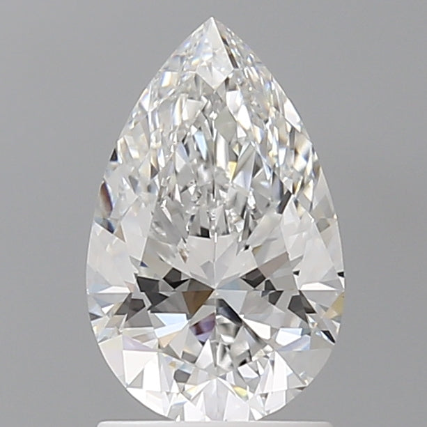1.60 Carat Pear Shaped, Ideal Cut, E Color, VVS2 Clarity, IGI Certified Lab Grown Diamond