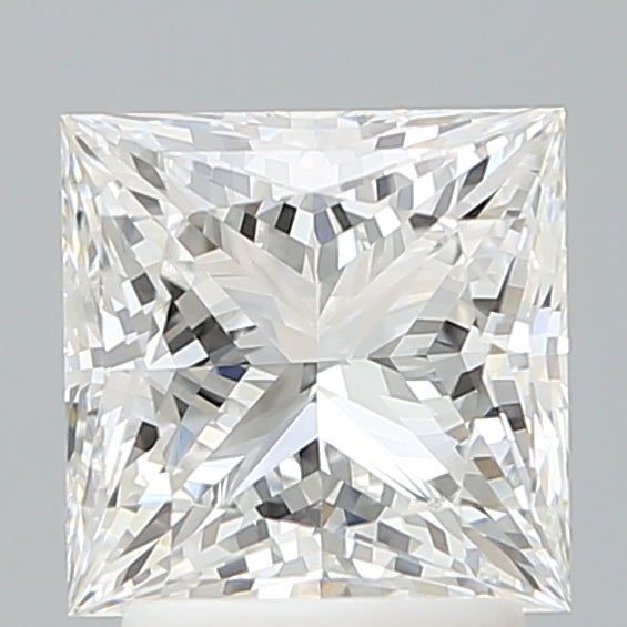 2.52 Carat Princess Shaped, Ideal Cut, E Color, VVS2 Clarity, IGI Certified Lab Grown Diamond