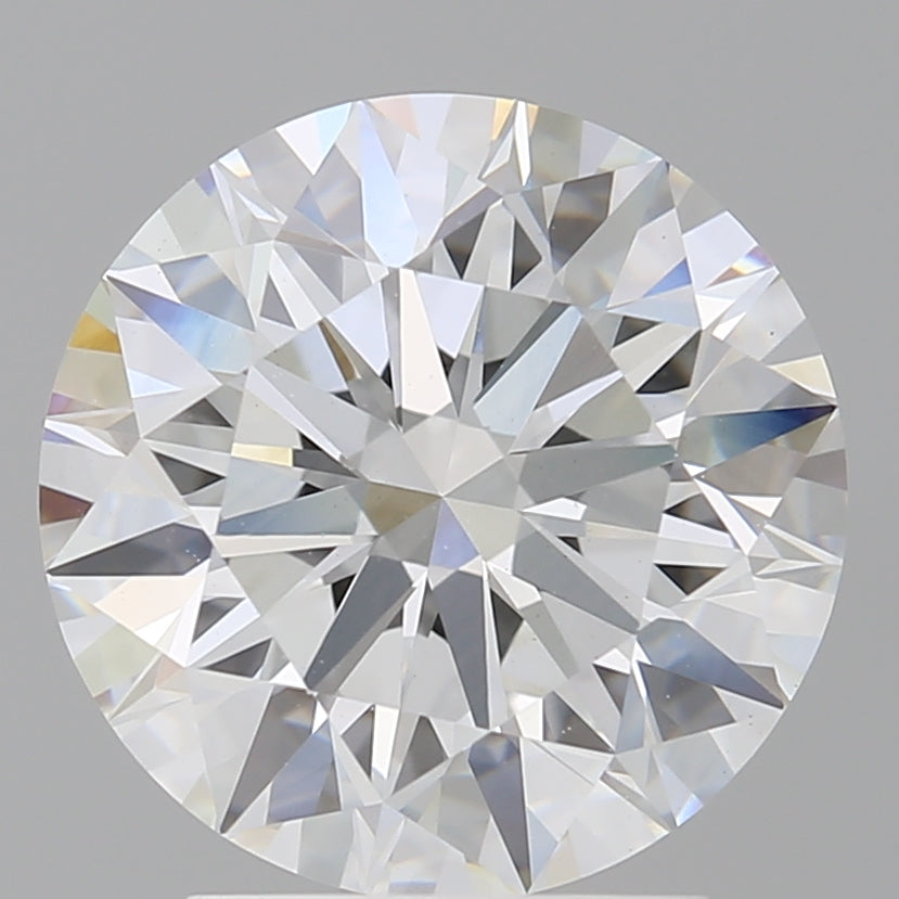 3.04 Carat Round Shaped, Ideal Cut, E Color, VVS2 Clarity, IGI Certified Lab Grown Diamond
