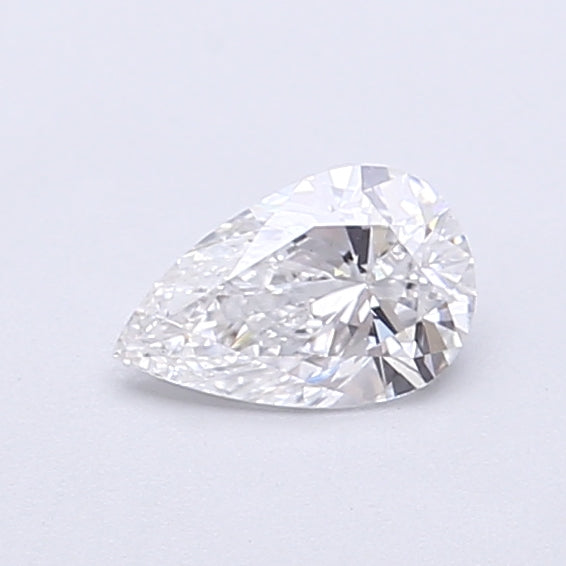 0.37 Carat Pear Shaped, Very Good Cut, D Color, VS1 Clarity, IGI Certified Lab Grown Diamond