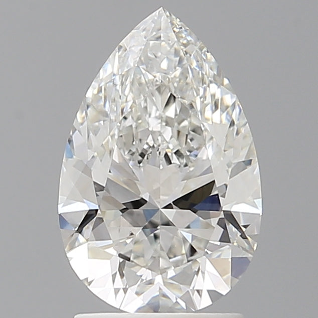 2.07 Carat Pear Shaped, Ideal Cut, F Color, VVS2 Clarity, IGI Certified Lab Grown Diamond