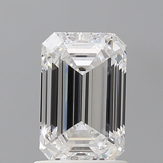 1.52 Carat Emerald Shaped, Ideal Cut, D Color, VVS2 Clarity, IGI Certified Lab Grown Diamond