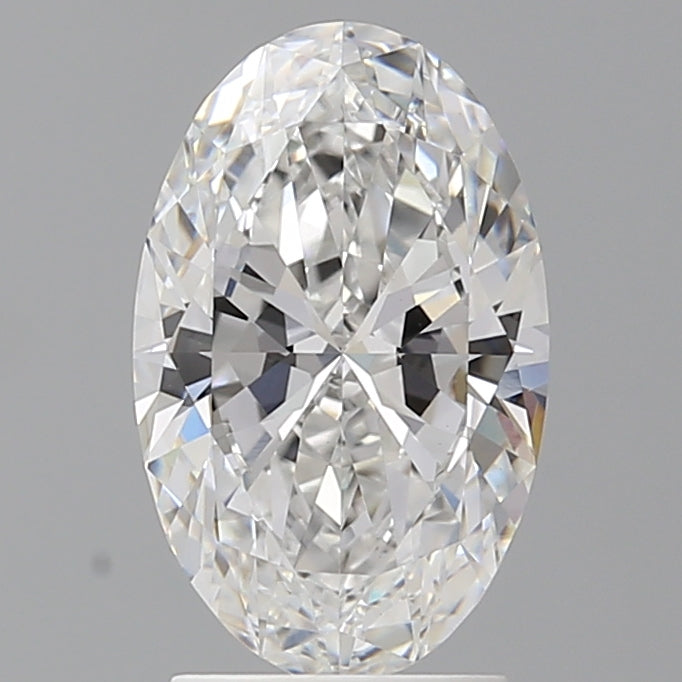 2.51 Carat Oval Shaped, Ideal Cut, E Color, VVS2 Clarity, IGI Certified Lab Grown Diamond