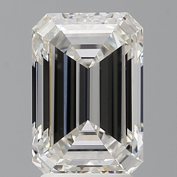 3.10 Carat Emerald Shaped, Ideal Cut, F Color, VS1 Clarity, IGI Certified Lab Grown Diamond