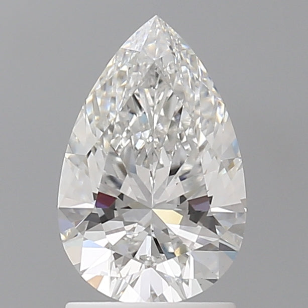1.59 Carat Pear Shaped, Ideal Cut, E Color, VS1 Clarity, IGI Certified Lab Grown Diamond