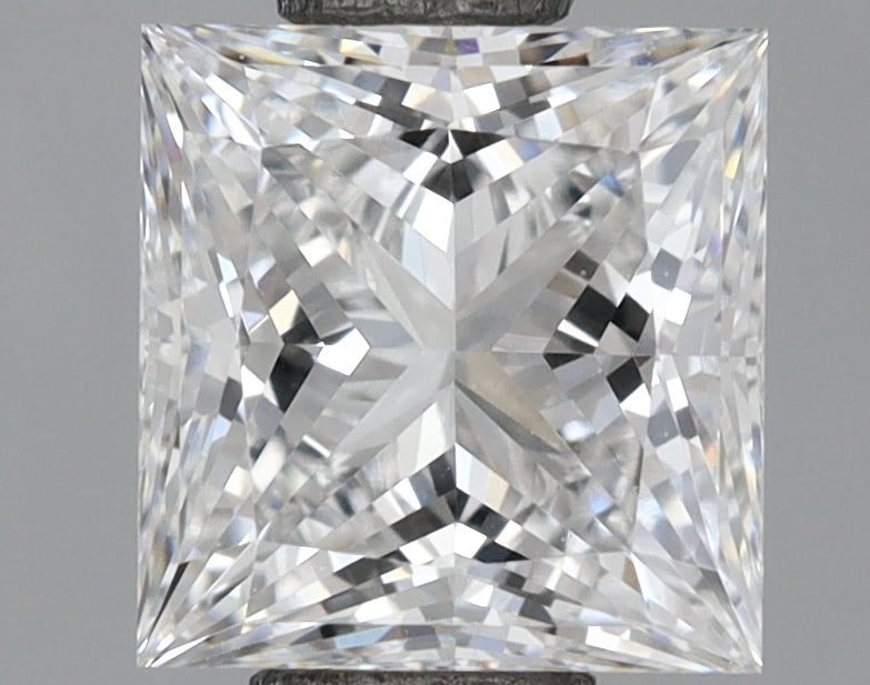 1.03 Carat Princess Shaped, Ideal Cut, D Color, VVS1 Clarity, IGI Certified Lab Grown Diamond