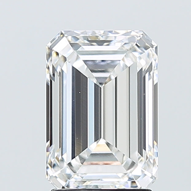 2.54 Carat Emerald Shaped, Ideal Cut, E Color, VS1 Clarity, IGI Certified Lab Grown Diamond