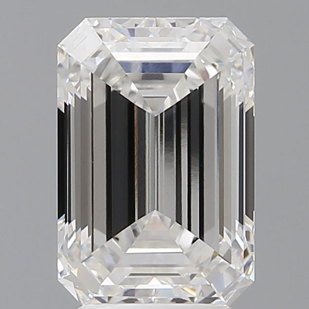 3.58 Carat Emerald Shaped, Ideal Cut, E Color, VVS2 Clarity, IGI Certified Lab Grown Diamond