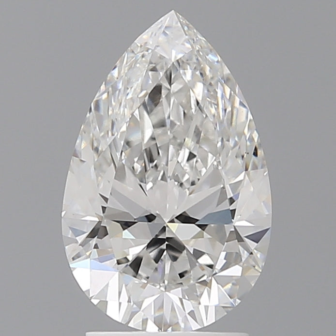 2.53 Carat Pear Shaped, Ideal Cut, E Color, VS1 Clarity, IGI Certified Lab Grown Diamond