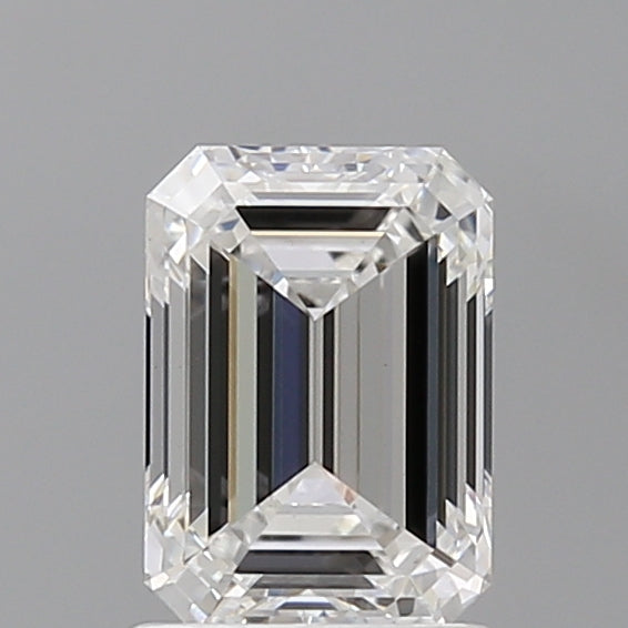 1.55 Carat Emerald Shaped, Ideal Cut, E Color, VVS2 Clarity, IGI Certified Lab Grown Diamond