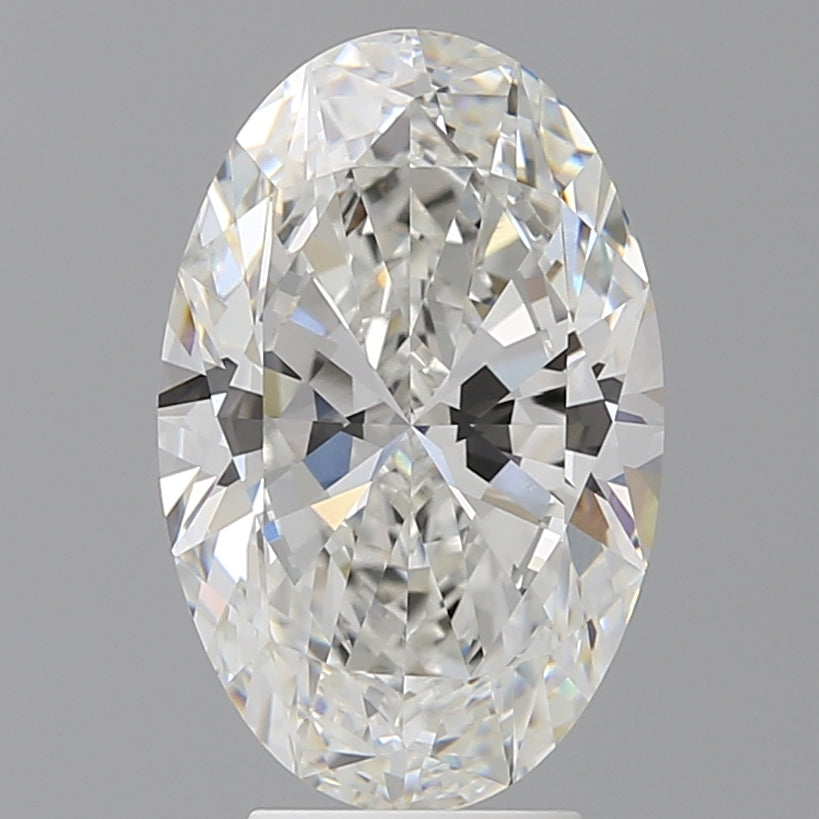 4.51 Carat Oval Shaped, Ideal Cut, F Color, VVS2 Clarity, IGI Certified Lab Grown Diamond