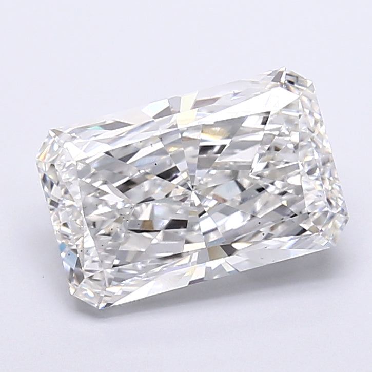 4.92 Carat Radiant Shaped, Very Good Cut, F Color, VS2 Clarity, IGI Certified Lab Grown Diamond