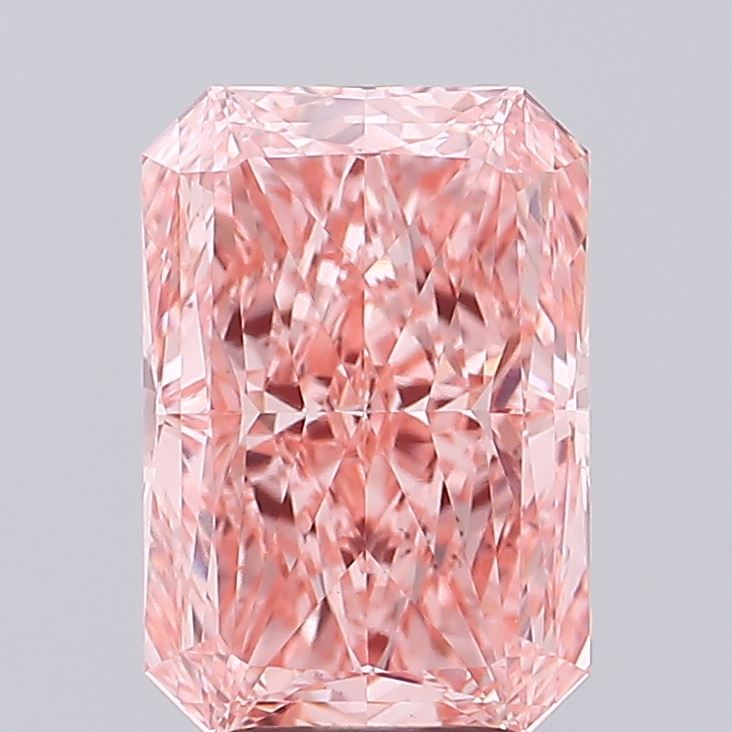 4.10 Carat Radiant Shaped, Excellent Cut, VS1 Clarity, IGI Certified Lab Grown Diamond