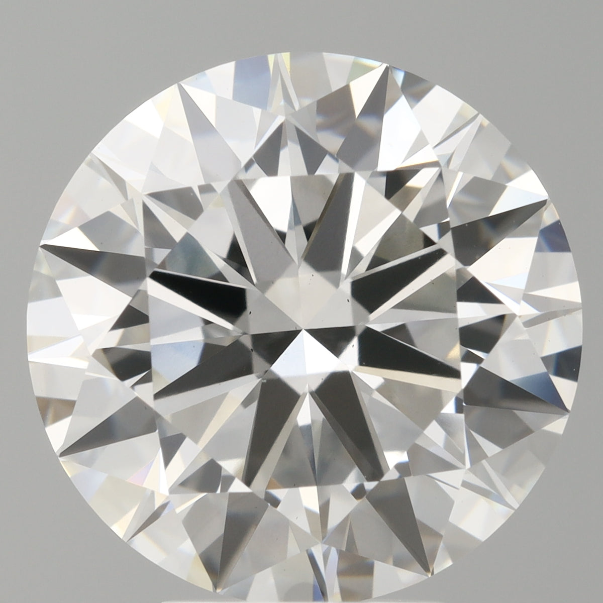 5.51 Carat Round Shaped, Ideal Cut, F Color, VS1 Clarity, IGI Certified Lab Grown Diamond