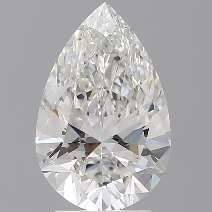 3.02 Carat Pear Shaped, Ideal Cut, F Color, VS1 Clarity, IGI Certified Lab Grown Diamond