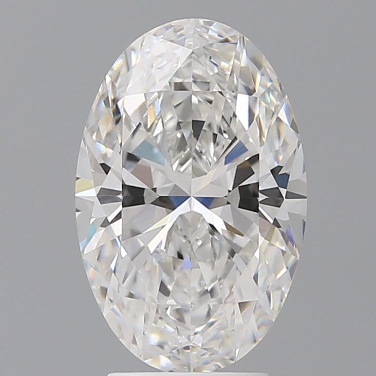 3.60 Carat Oval Shaped, Ideal Cut, E Color, VVS2 Clarity, IGI Certified Lab Grown Diamond