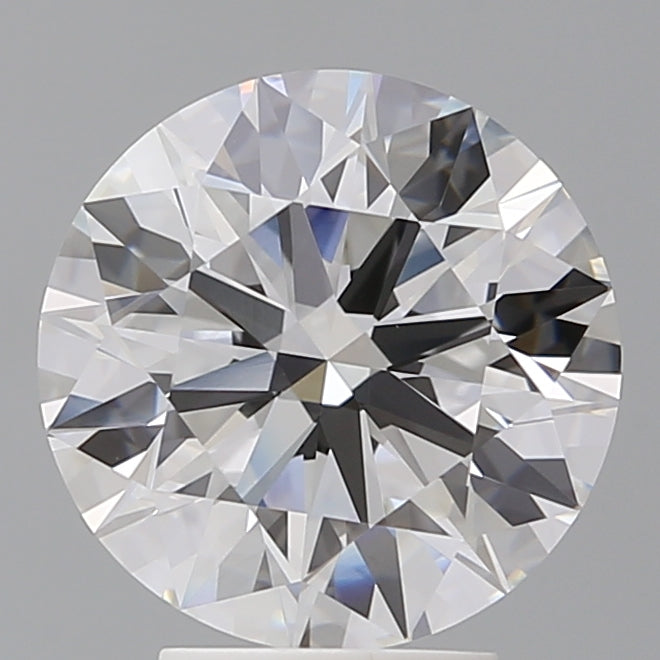 4.03 Carat Round Shaped, Ideal Cut, E Color, VVS2 Clarity, IGI Certified Lab Grown Diamond