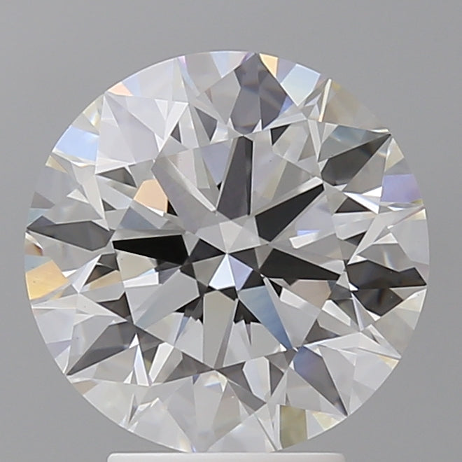 4.06 Carat Round Shaped, Ideal Cut, E Color, VVS2 Clarity, IGI Certified Lab Grown Diamond