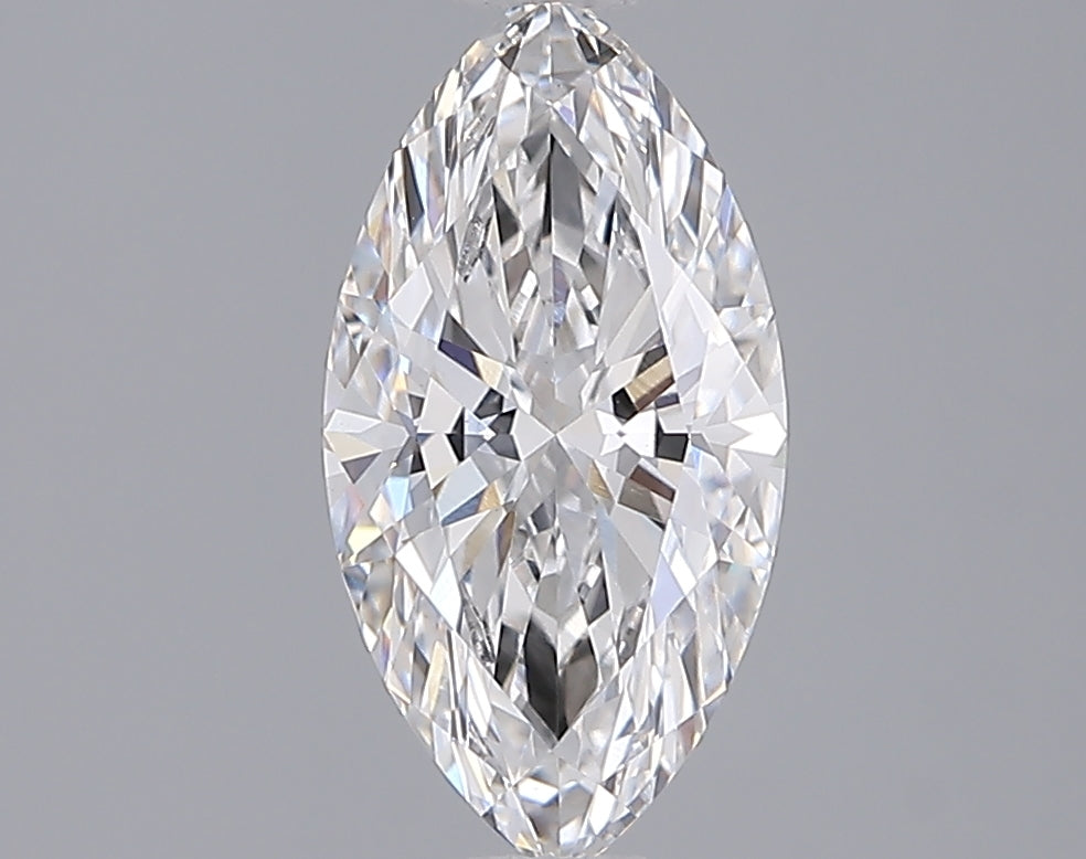 1.54 Carat Marquise Shaped, Ideal Cut, E Color, VVS2 Clarity, IGI Certified Lab Grown Diamond