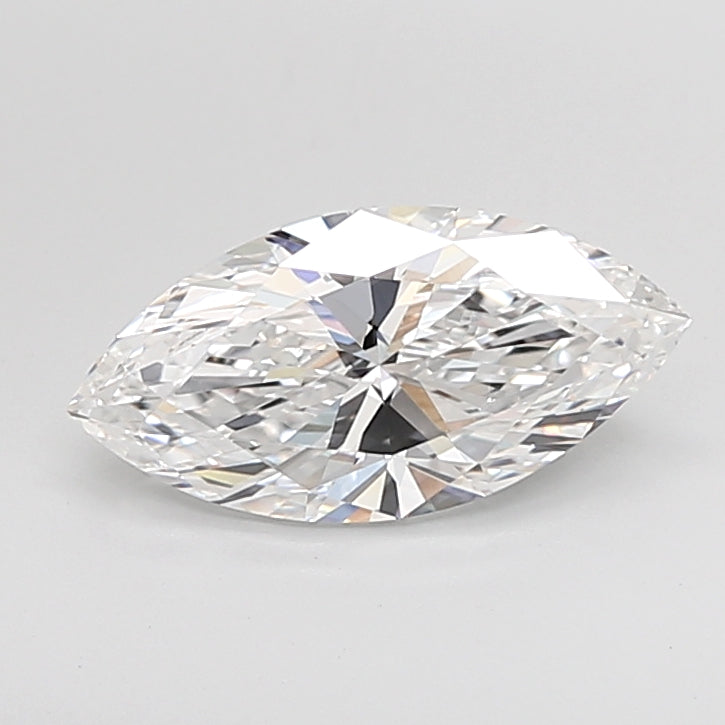 2.50 Carat Marquise Shaped, Ideal Cut, E Color, VVS2 Clarity, IGI Certified Lab Grown Diamond