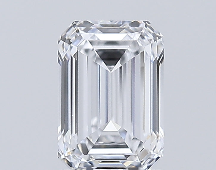 1.53 Carat Emerald Shaped, Ideal Cut, D Color, VVS2 Clarity, IGI Certified Lab Grown Diamond