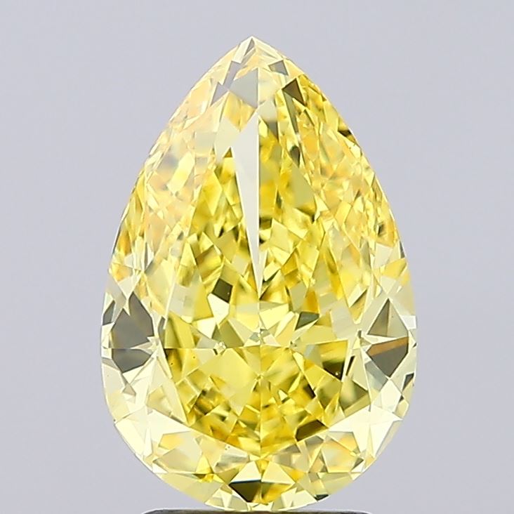 3.51 Carat Pear Shaped, Excellent Cut, VS1 Clarity, IGI Certified Lab Grown Diamond