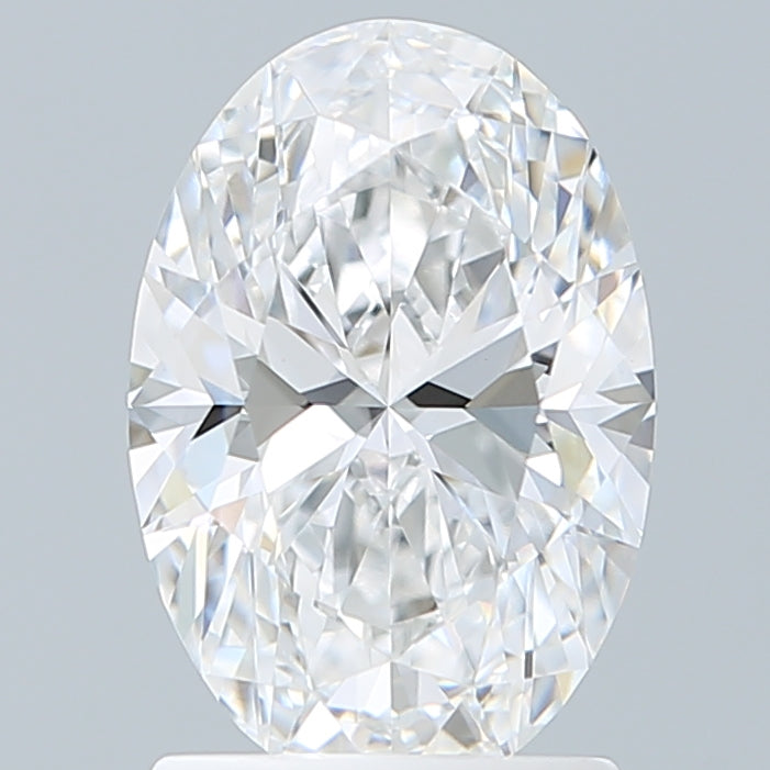 1.80 Carat Oval Shaped, Ideal Cut, D Color, VVS2 Clarity, IGI Certified Lab Grown Diamond
