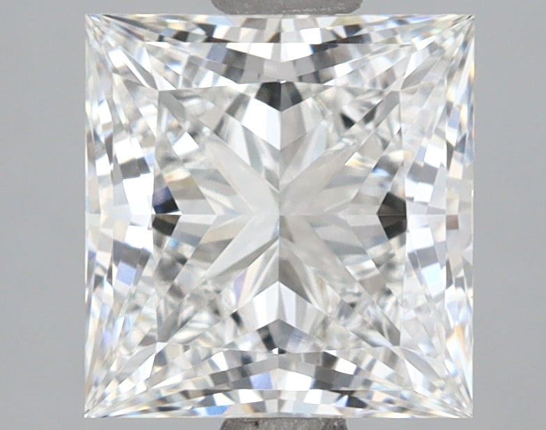 2.51 Carat Princess Shaped, Ideal Cut, E Color, VVS1 Clarity, IGI Certified Lab Grown Diamond
