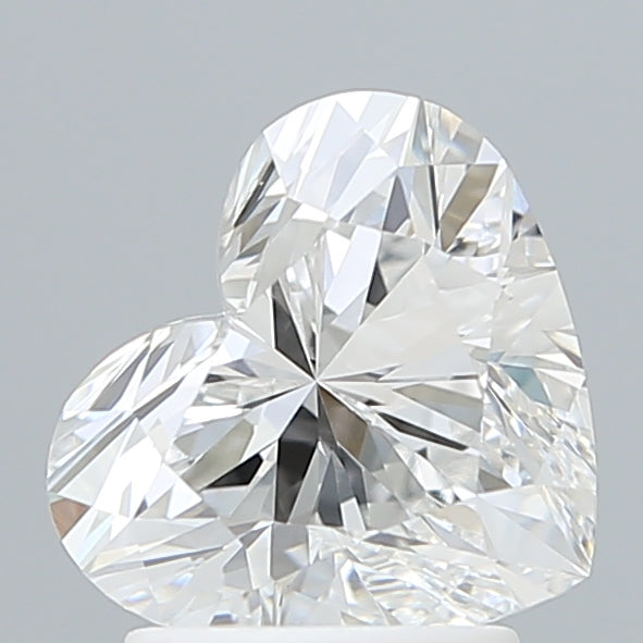 2.18 Carat Heart Shaped, Ideal Cut, D Color, VVS2 Clarity, IGI Certified Lab Grown Diamond