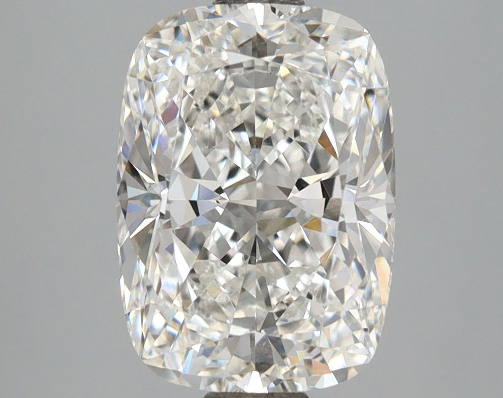 3.09 Carat Cushion Shaped, Ideal Cut, F Color, VVS2 Clarity, IGI Certified Lab Grown Diamond