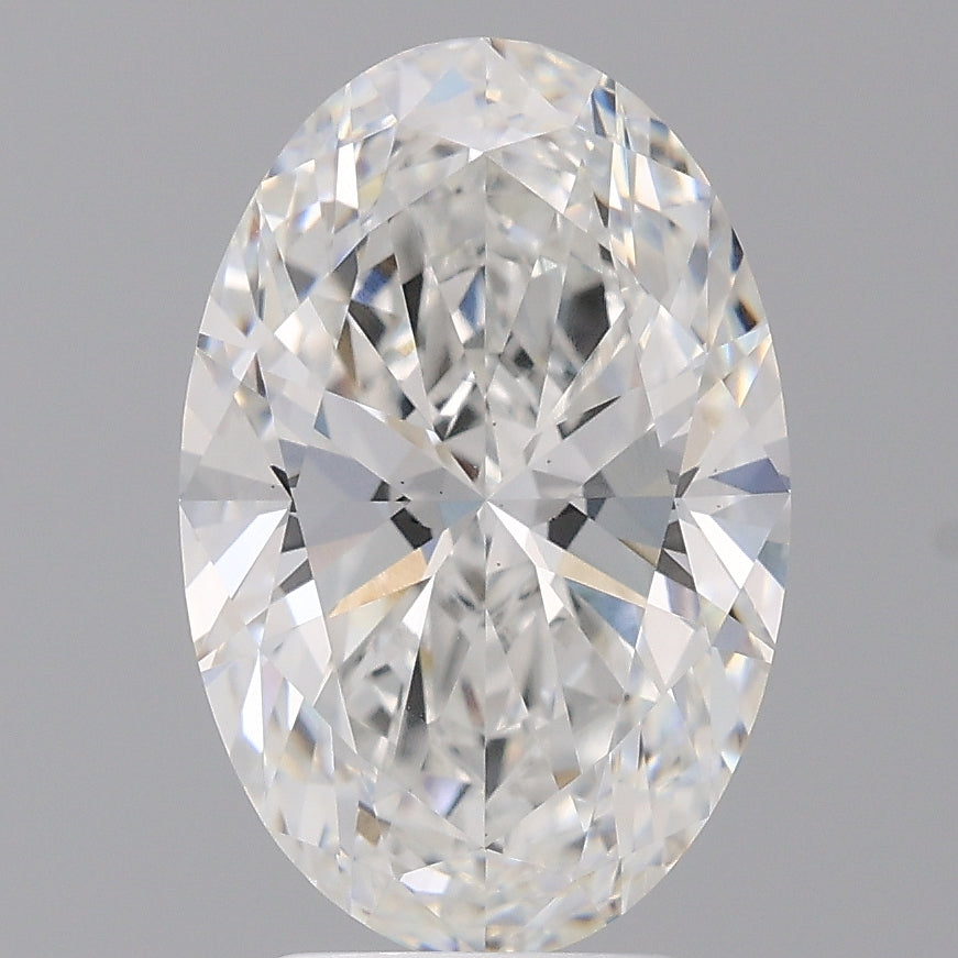 4.10 Carat Oval Shaped, Ideal Cut, E Color, VS1 Clarity, IGI Certified Lab Grown Diamond