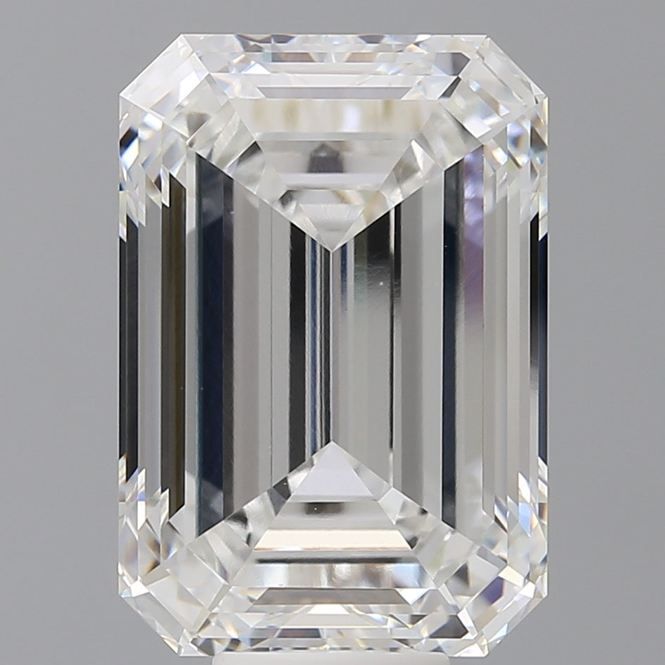 12.07 Carat Emerald Shaped, Excellent Cut, E Color, VS1 Clarity, IGI Certified Lab Grown Diamond