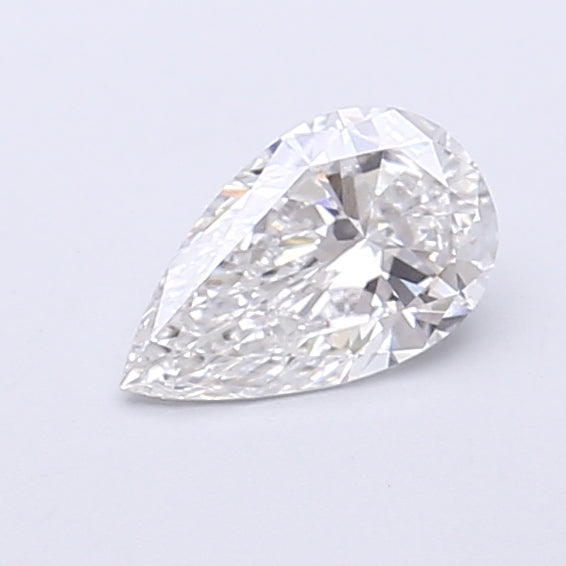 0.51 Carat Pear Shaped, Very Good Cut, E Color, VVS2 Clarity, IGI Certified Lab Grown Diamond