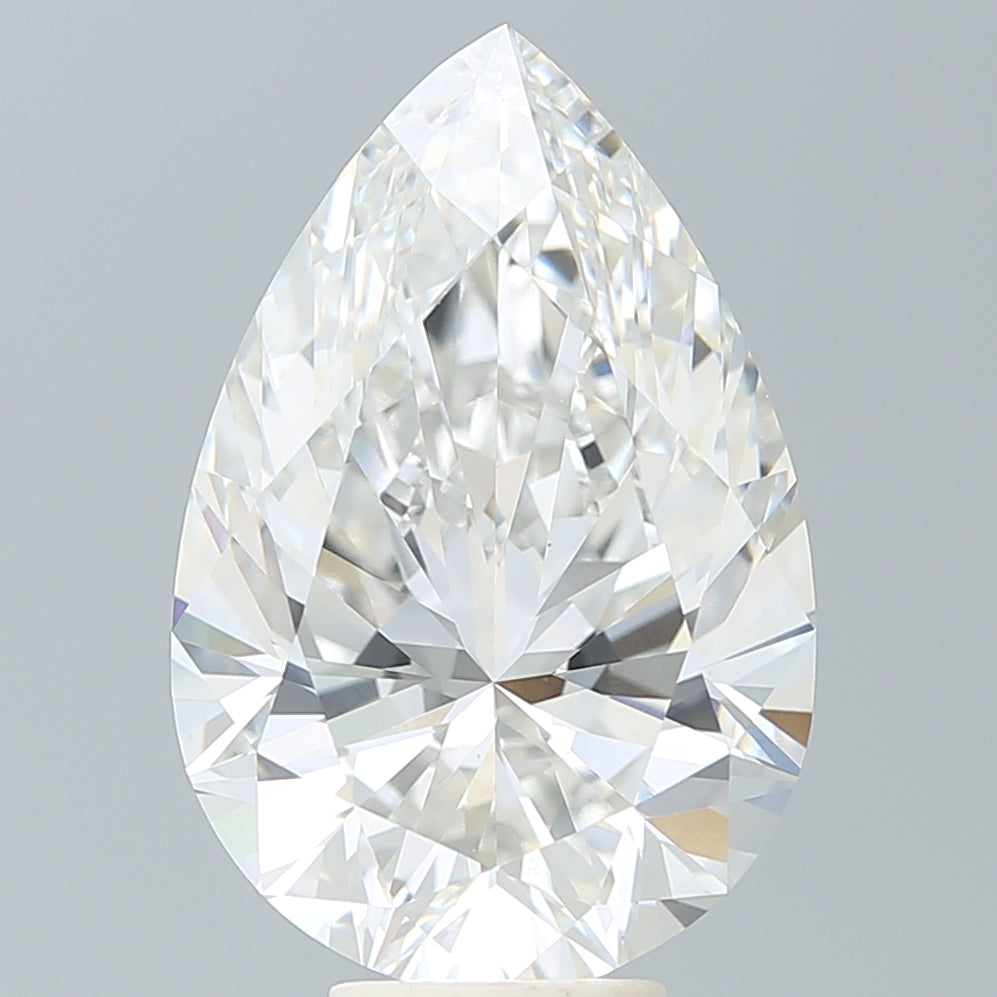 8.43 Carat Pear Shaped, Ideal Cut, F Color, VS1 Clarity, IGI Certified Lab Grown Diamond