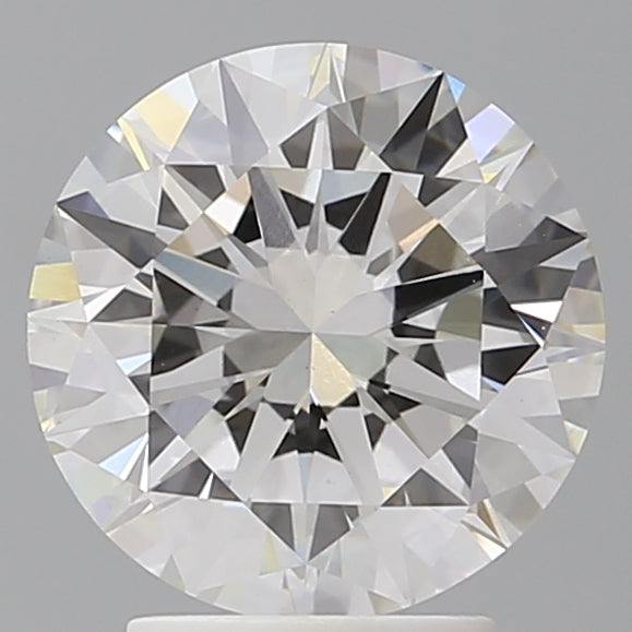 3.01 Carat Round Shaped, Excellent Cut, F Color, VS1 Clarity, IGI Certified Lab Grown Diamond