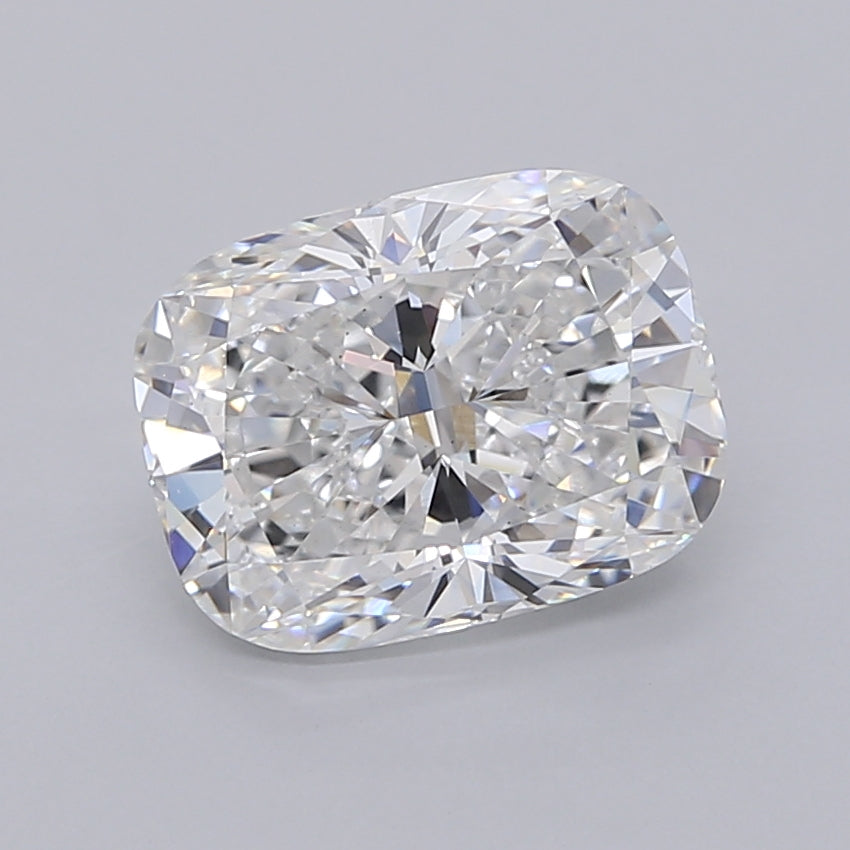 3.02 Carat Cushion Shaped, Ideal Cut, D Color, VS1 Clarity, IGI Certified Lab Grown Diamond