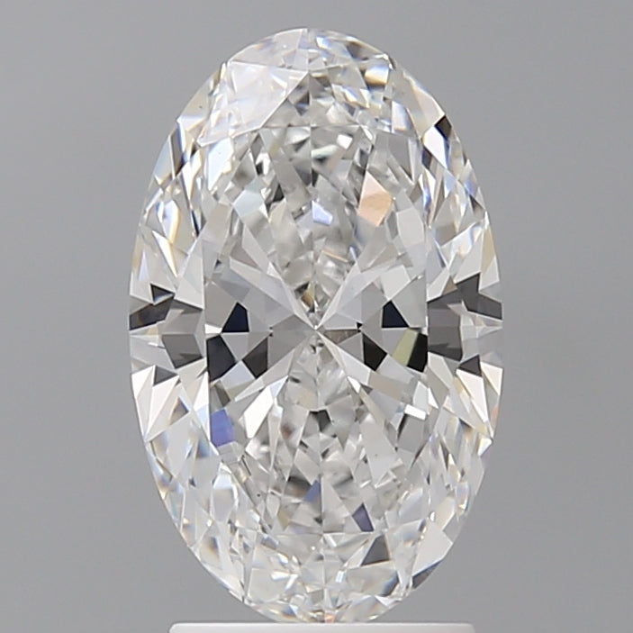 2.52 Carat Oval Shaped, Ideal Cut, E Color, VS1 Clarity, IGI Certified Lab Grown Diamond