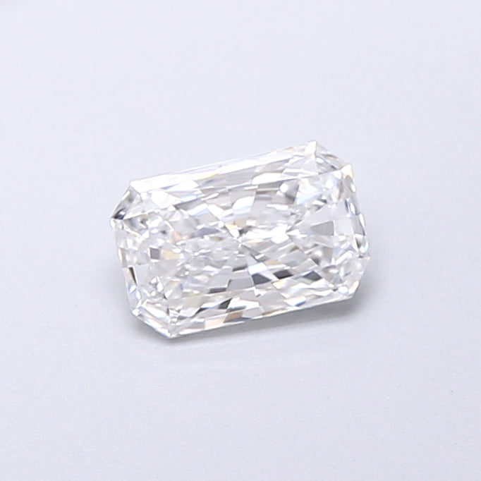 0.44 Carat Radiant Shaped, Very Good Cut, D Color, VVS1 Clarity, IGI Certified Lab Grown Diamond