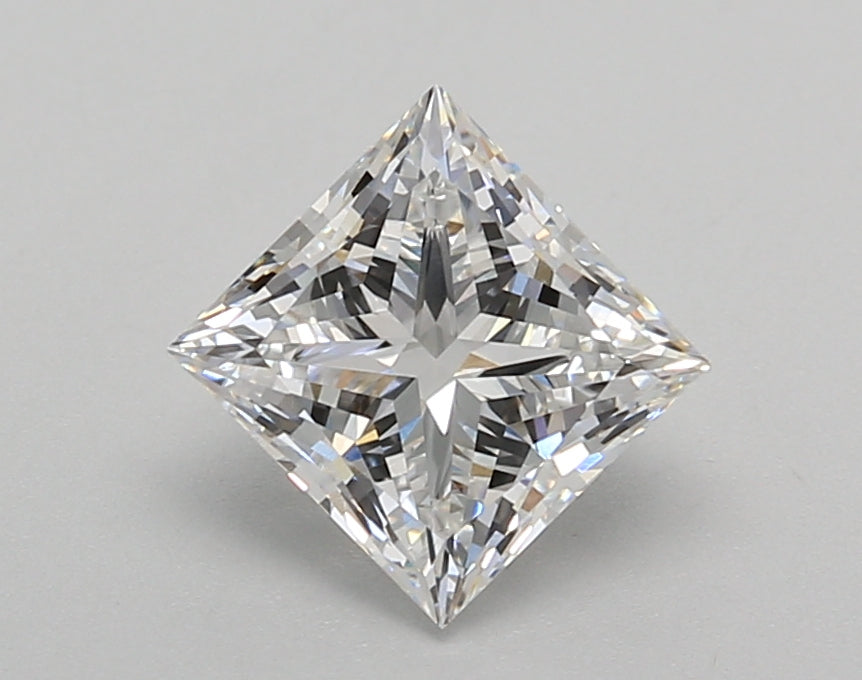 1.50 Carat Princess Shaped, Very Good Cut, D Color, VVS2 Clarity, IGI Certified Lab Grown Diamond