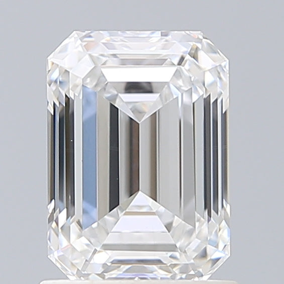 1.51 Carat Emerald Shaped, Ideal Cut, D Color, VS1 Clarity, IGI Certified Lab Grown Diamond