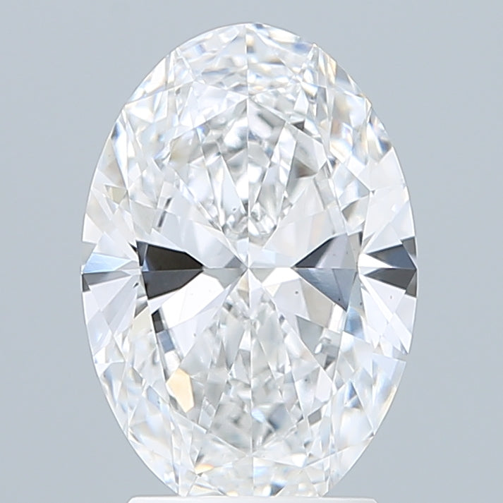 2.50 Carat Oval Shaped, Excellent Cut, D Color, VS1 Clarity, IGI Certified Lab Grown Diamond